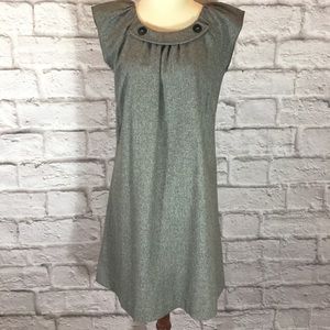 Saja dress size 2 gray wool knee length lined.
